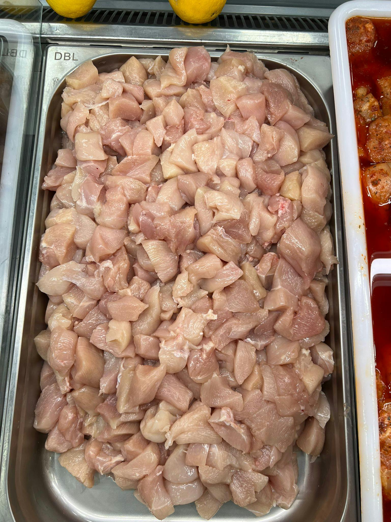 Fresh chicken in store